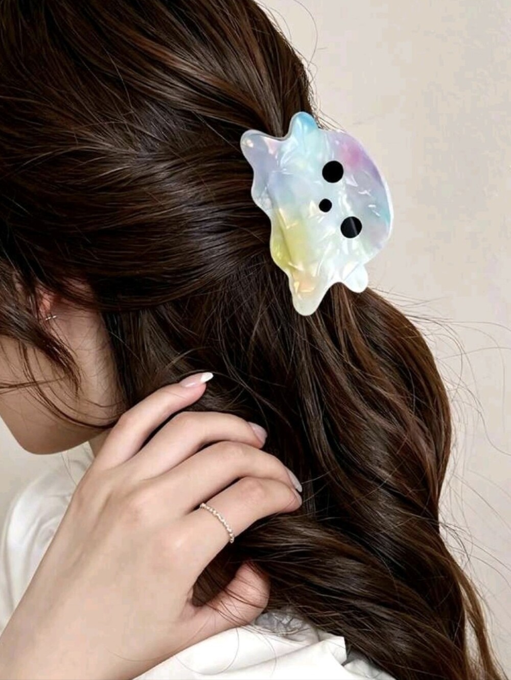 Ghost Hair Claw Clip NEW